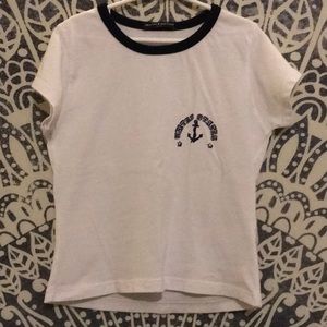NWOT cropped Brandy Tee